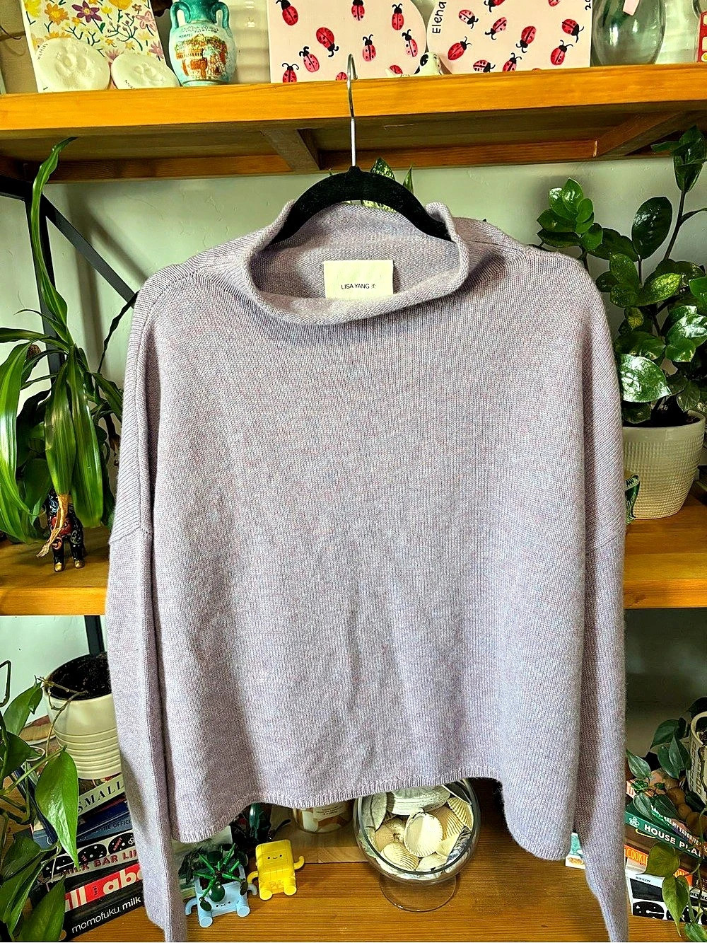 Lisa Yang Sandy Cashmere Sweater Purple Size 1